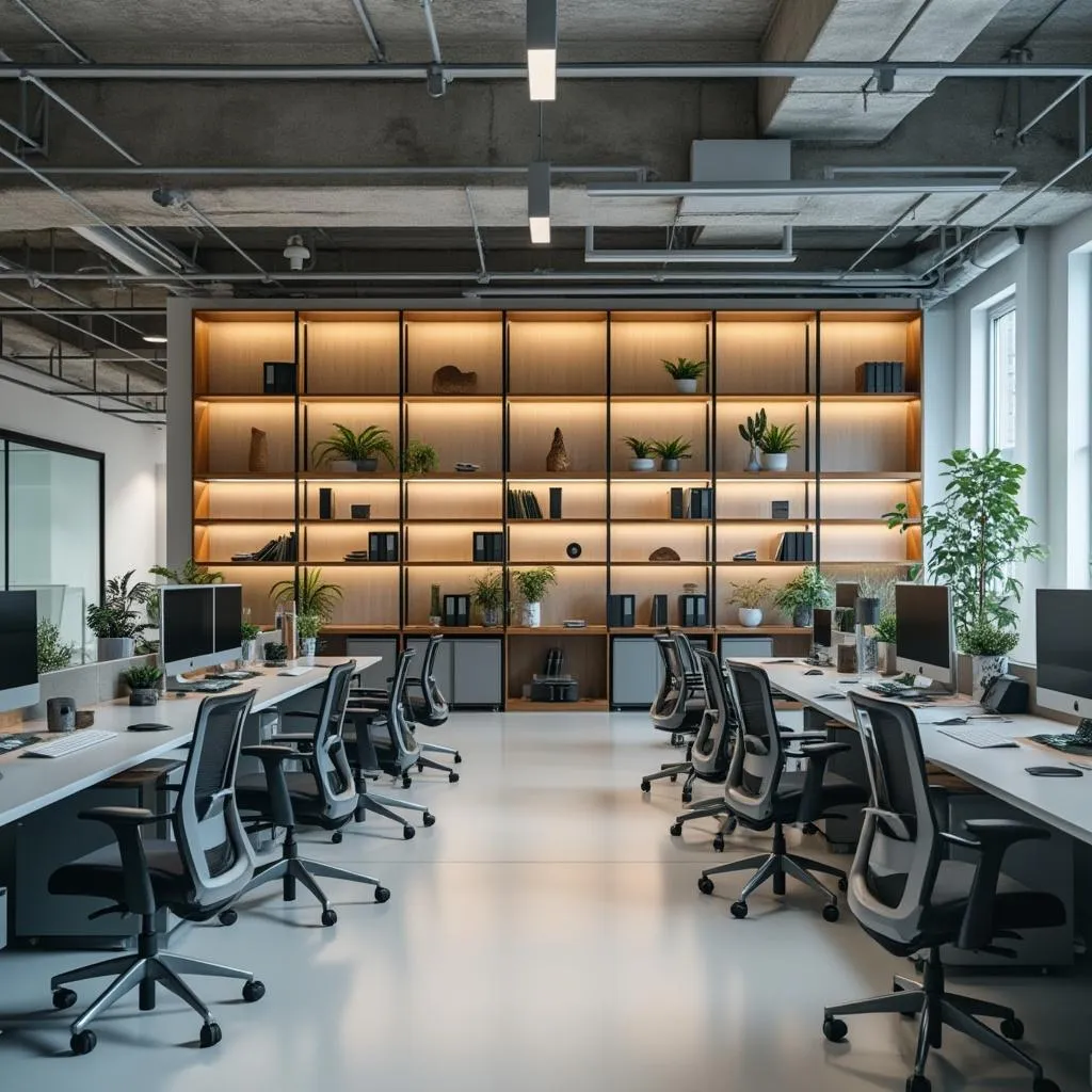 Instalación de mobiliario de oficina